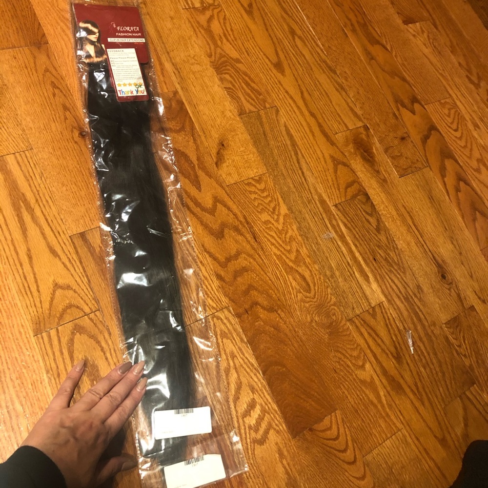 One piece Clip in extension